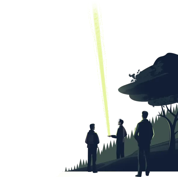 Home Illustration — device on